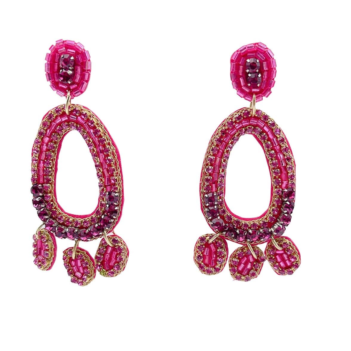 Ava pink Earrings