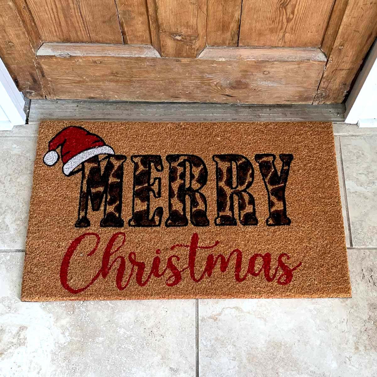 Merry Christmas Door Mat