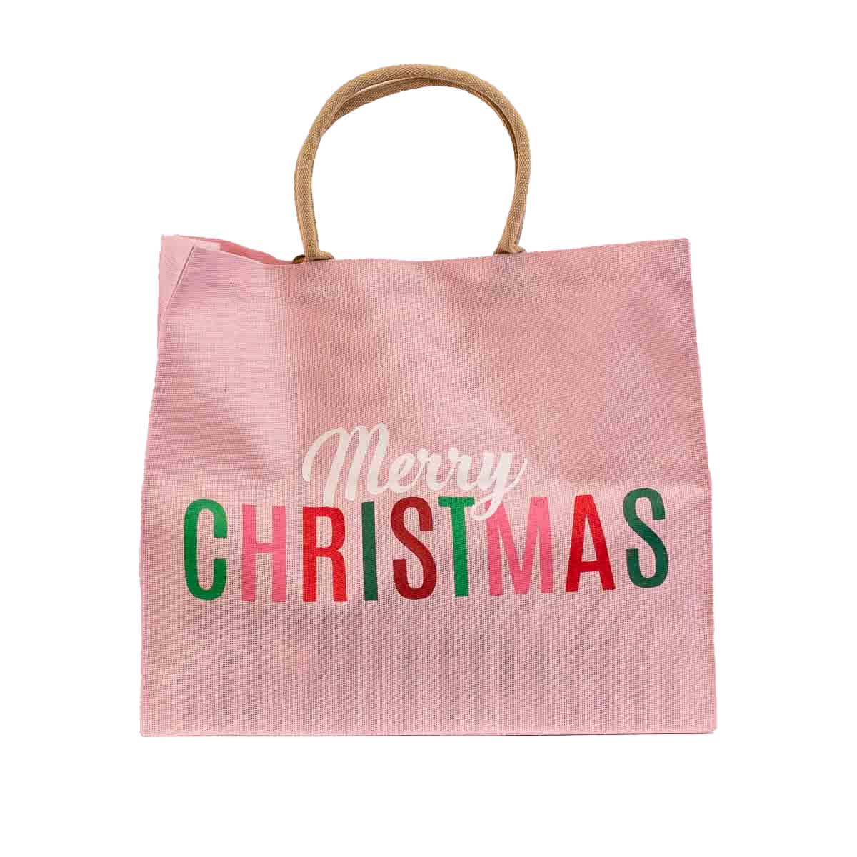 Merry Christmas Candy Cane Carry All Tote
