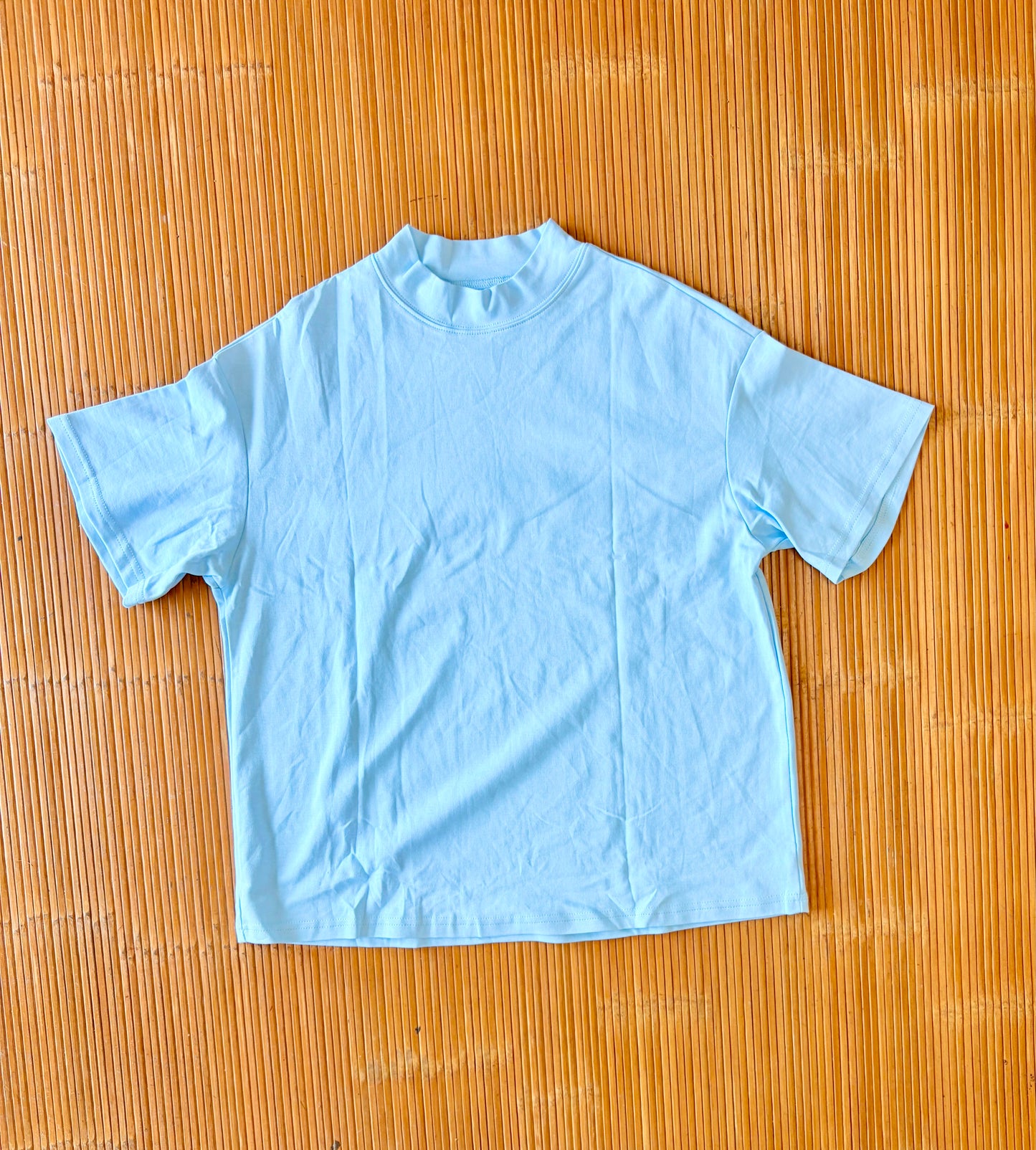 Mock-neck Tee