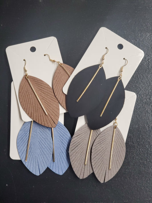 Feather Falling Earring