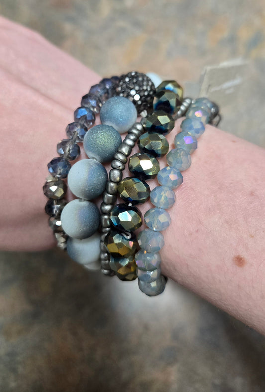 Shining Amror Bracelet Stack