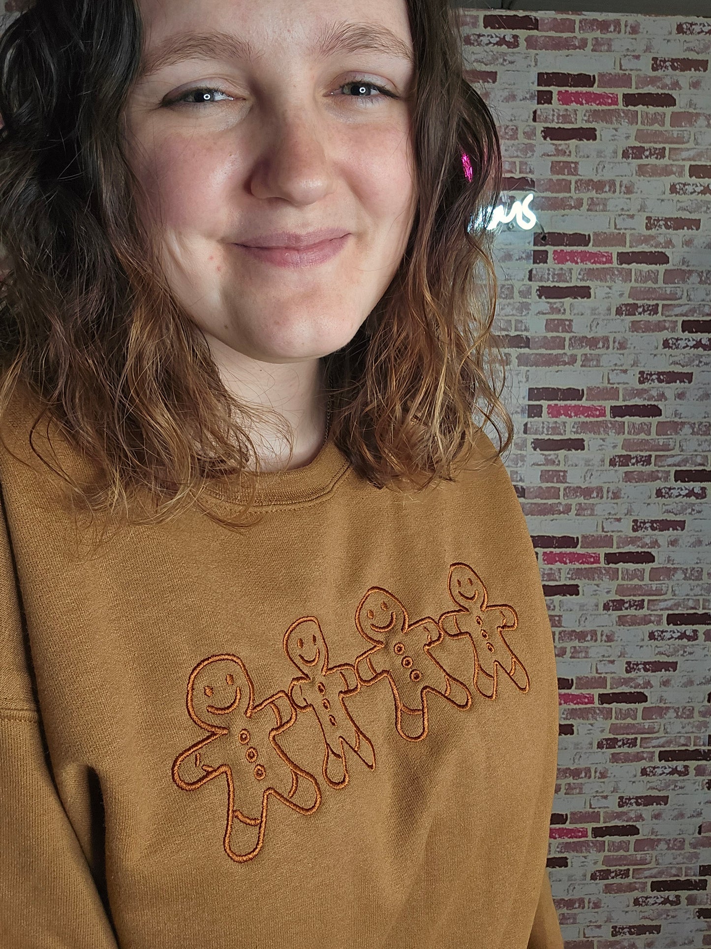 Gingerbread man sweatshirt