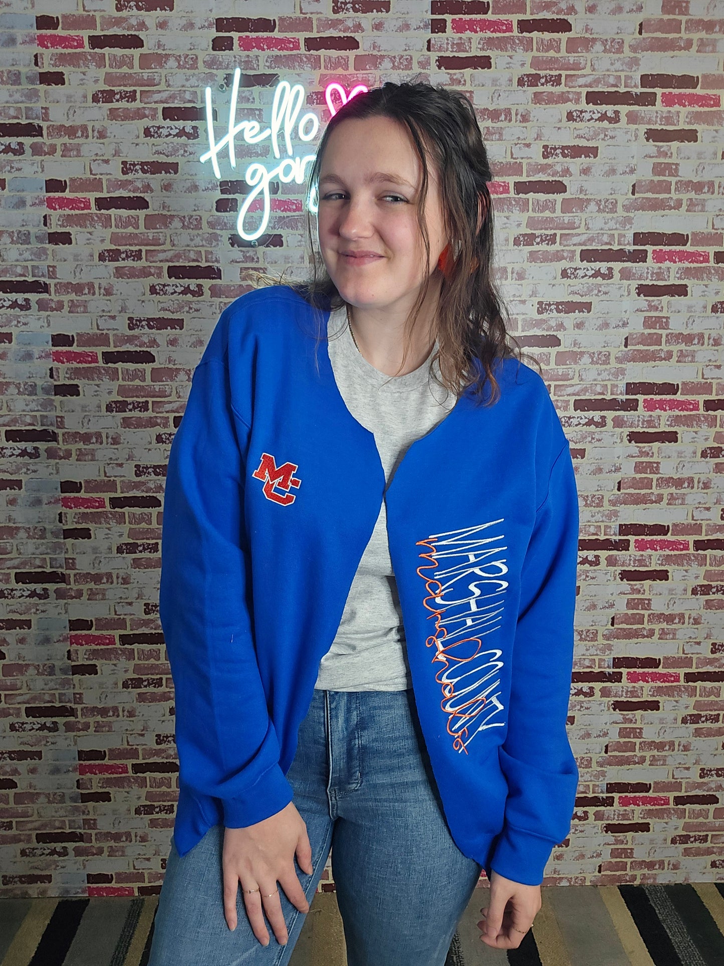 School Spirit Sweatshirt Cardigans