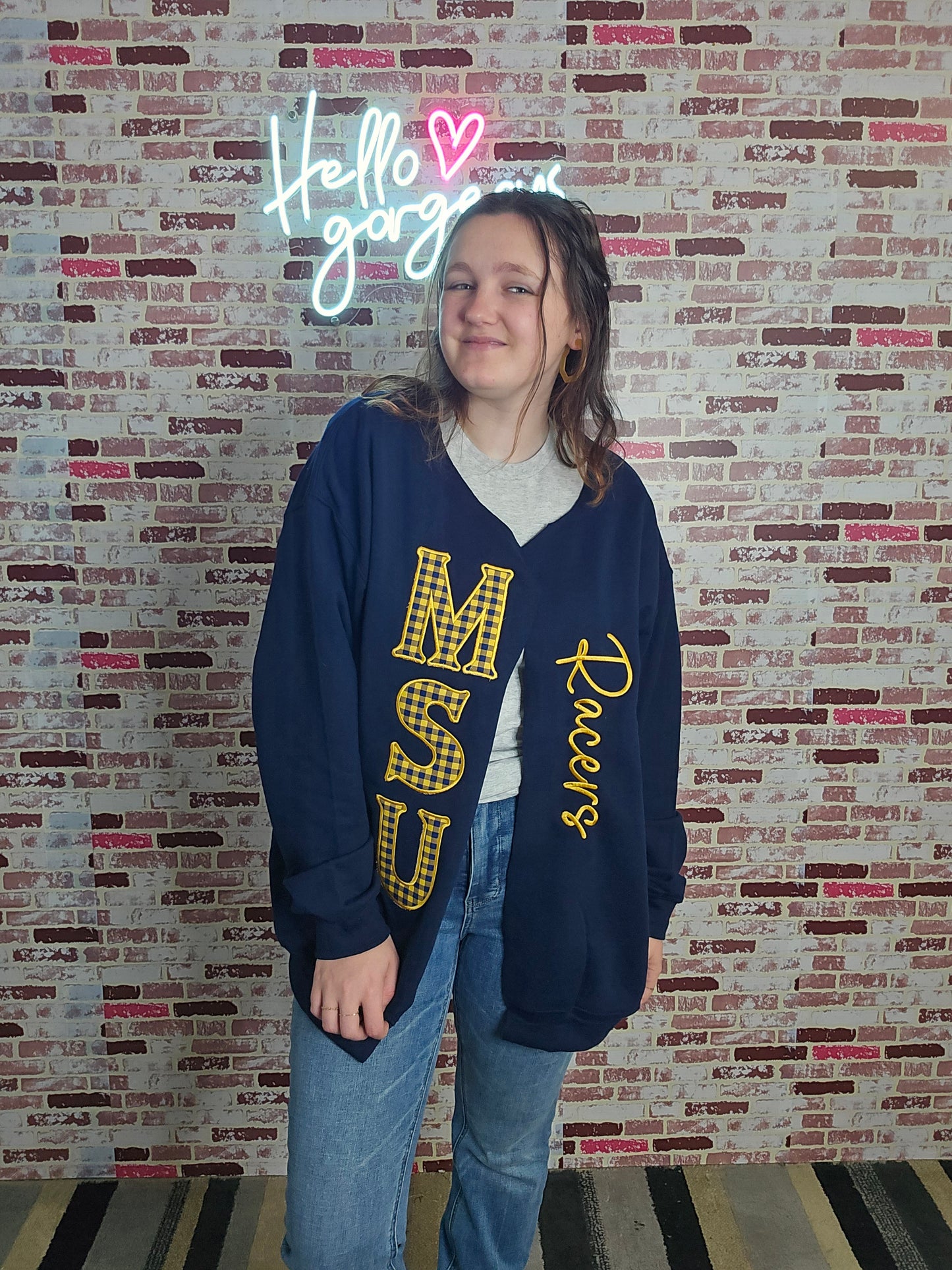 School Spirit Sweatshirt Cardigans