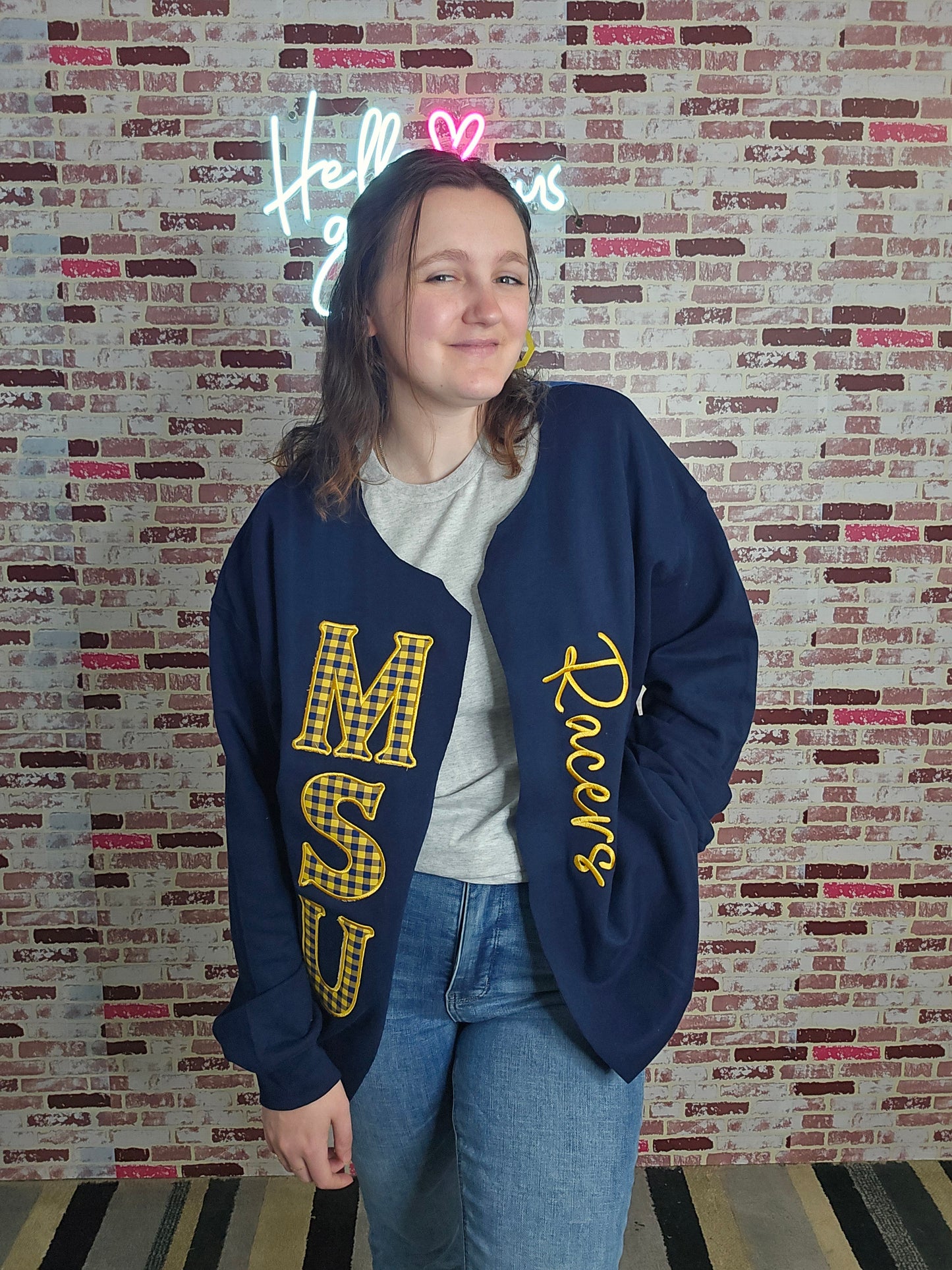 School Spirit Sweatshirt Cardigans