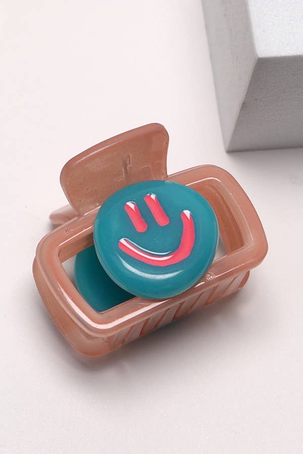 HAPPY FACE HAIR CLIP