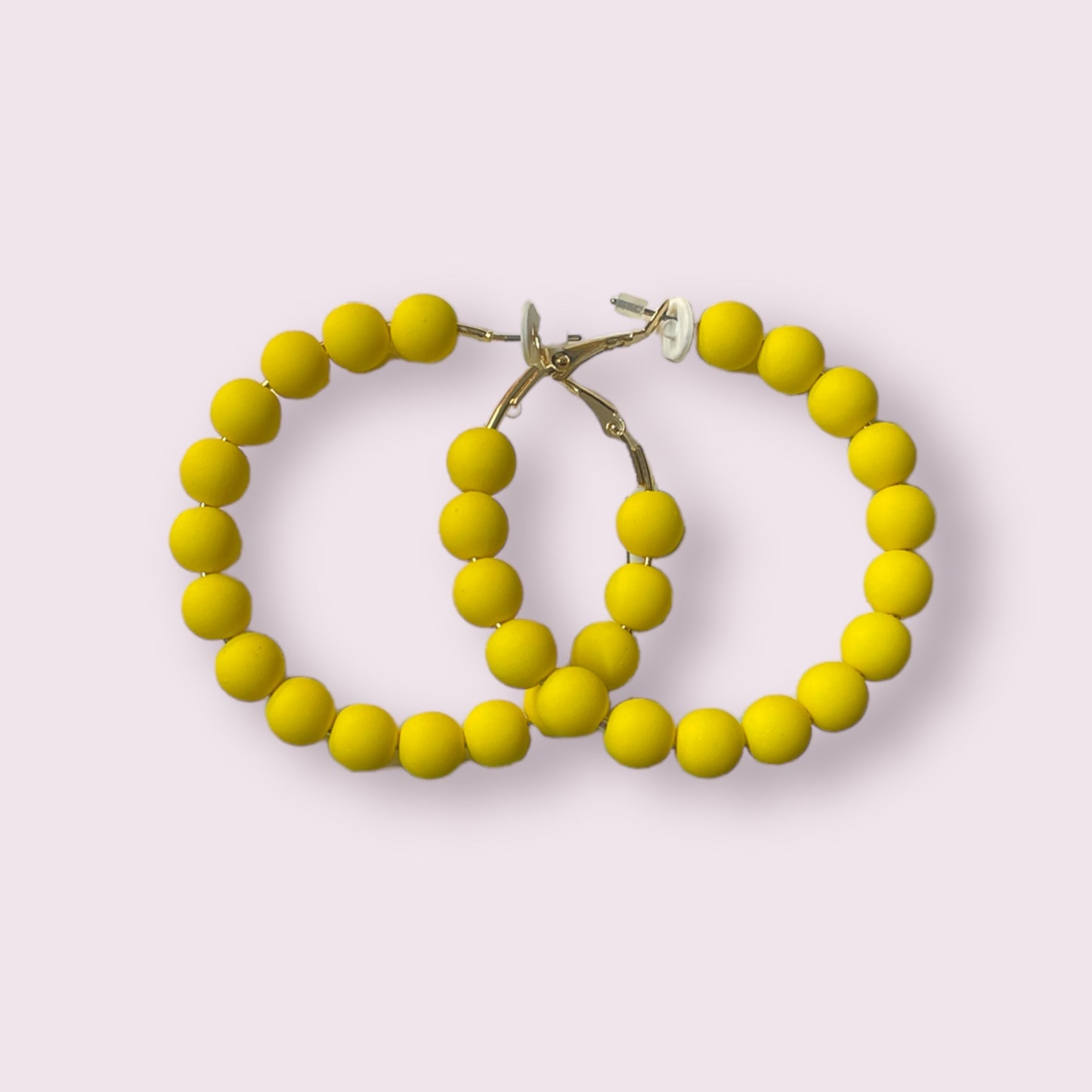 Clay Ball Hoop Earring