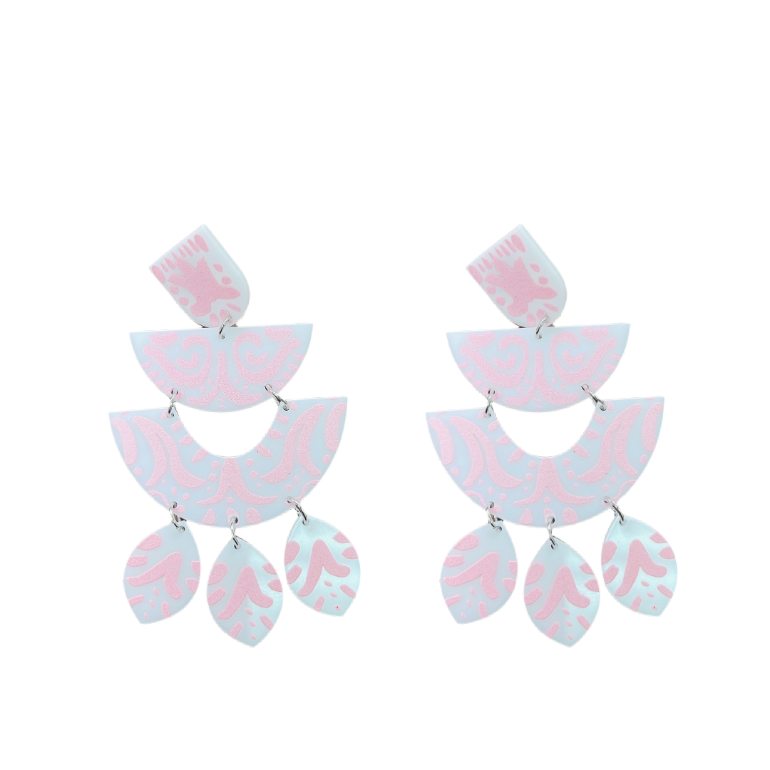Pink arabesco Earrings