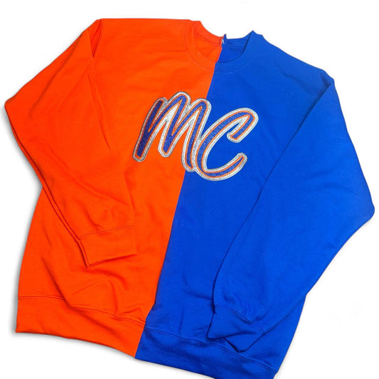 Split Colored Crewneck