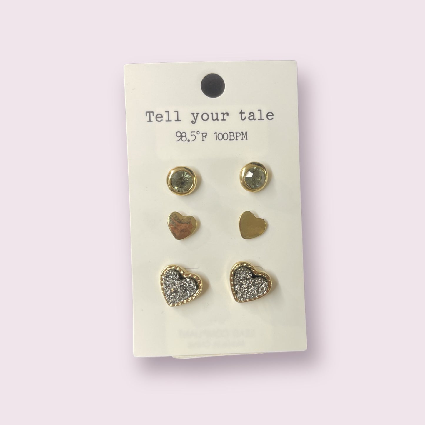 Tell your Tale Stud Earrings