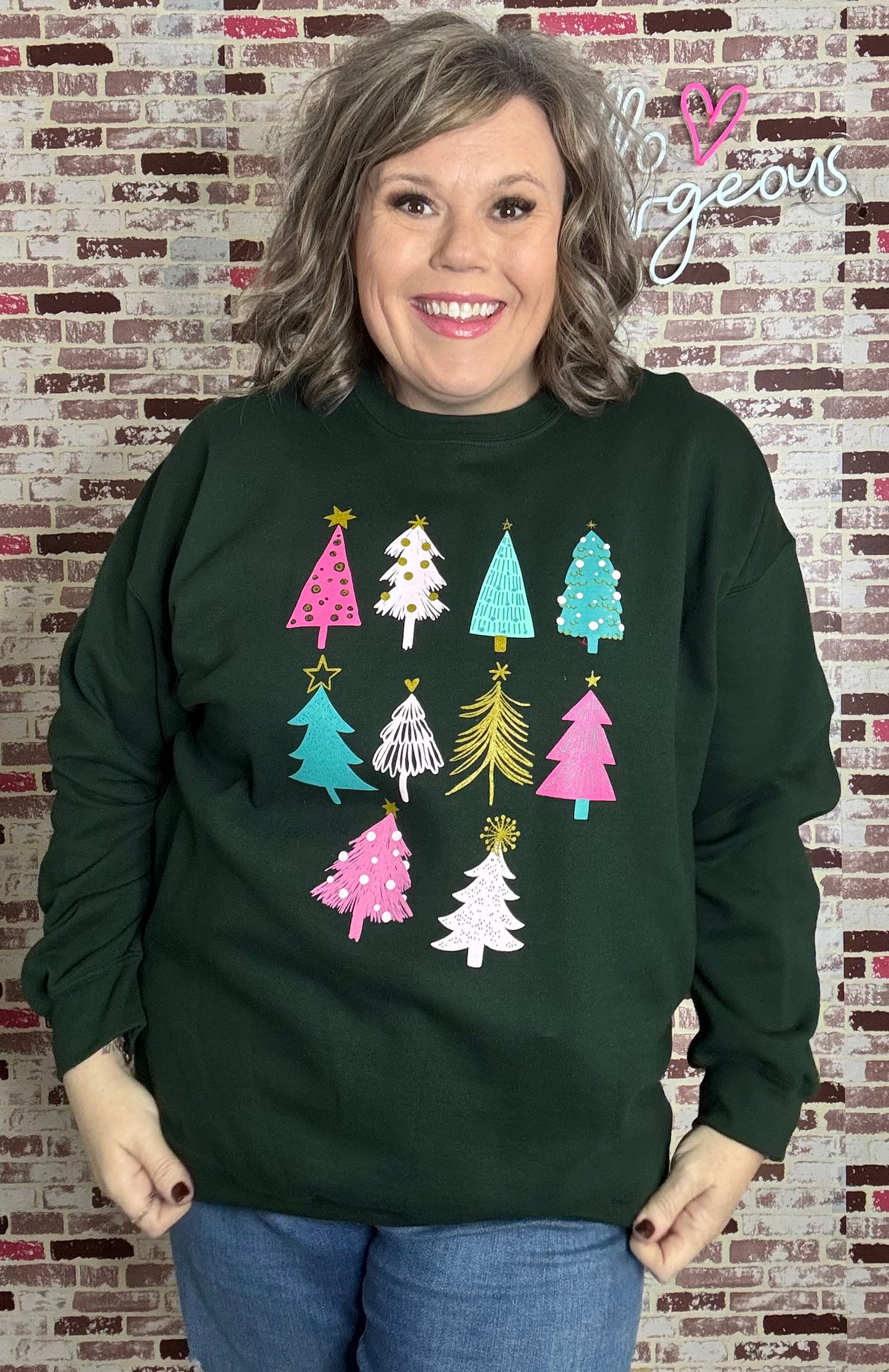 Christmas Trees Sweatshirt