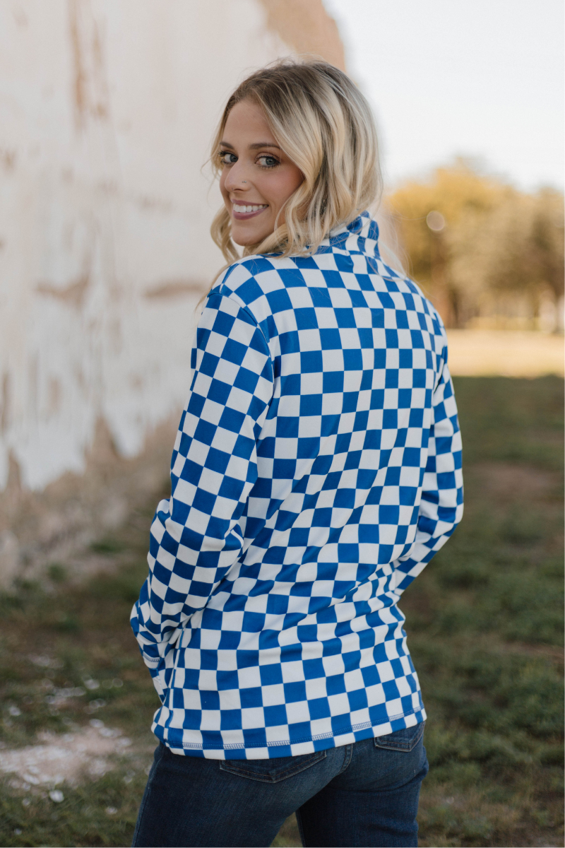 Blue Pep Rally Pullover