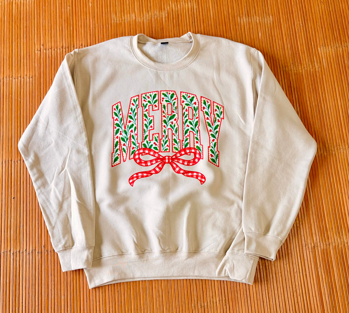 Merry Neutral Crewneck