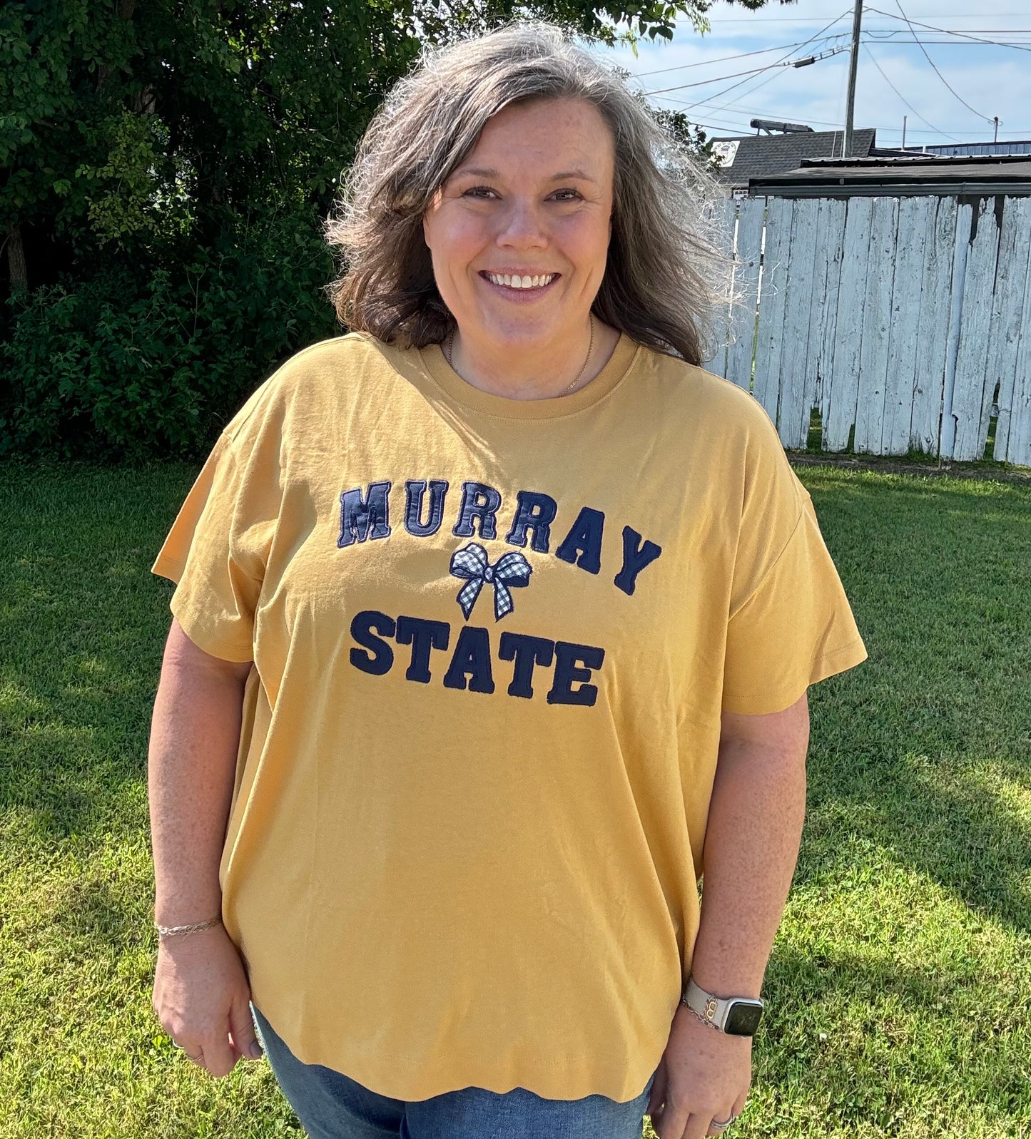 Murray State Croquet Bow Comfort Colors Tee