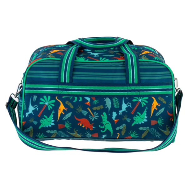 Dinosaur Print Monogrammed Duffel Bag