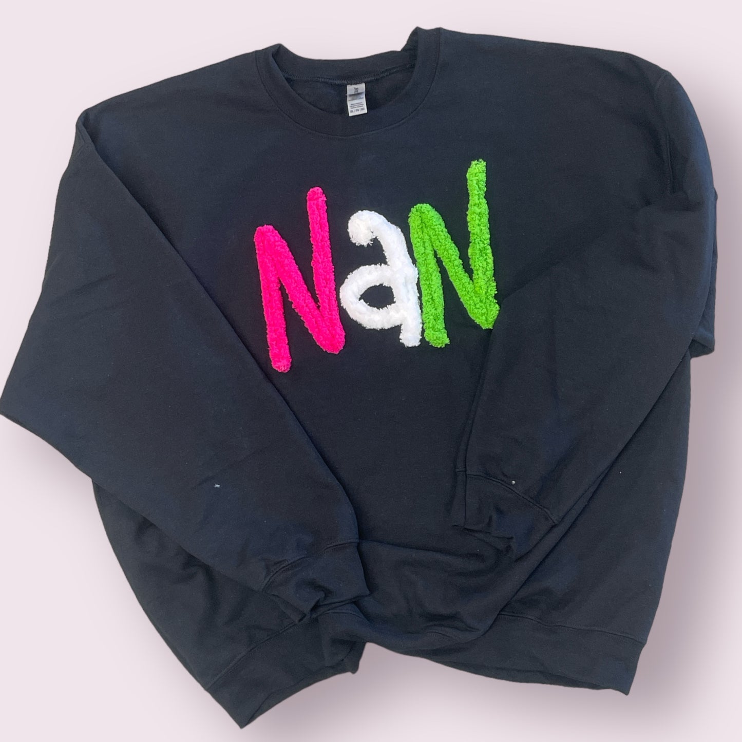 Name Game Personalized Chunky Yarn Crewneck