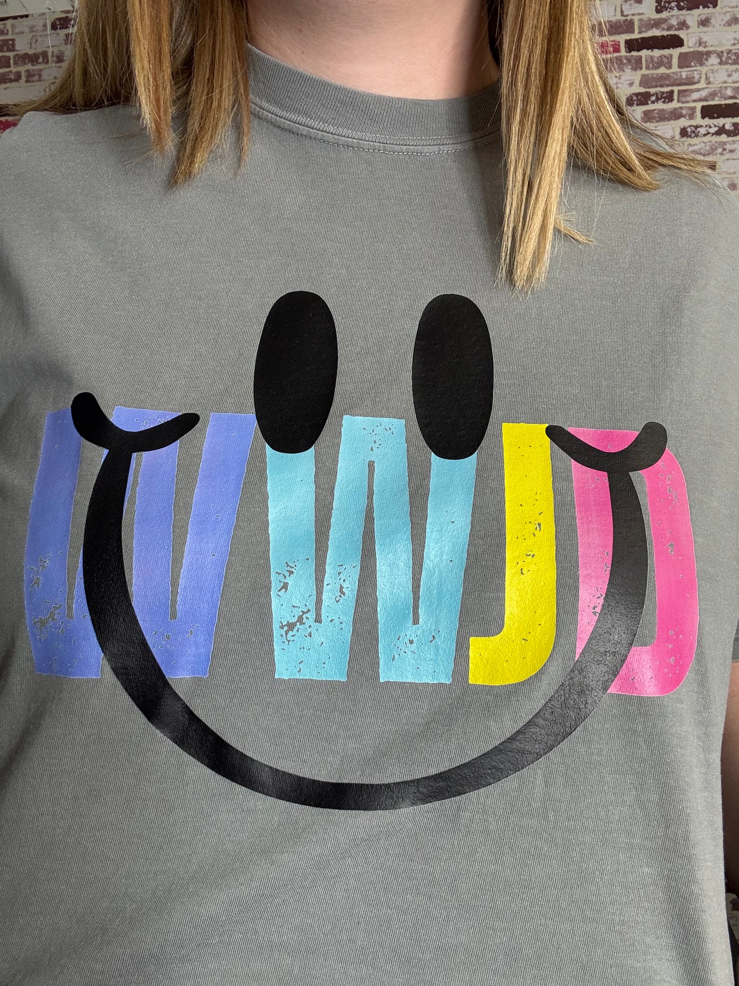 WWJD smiley face tee