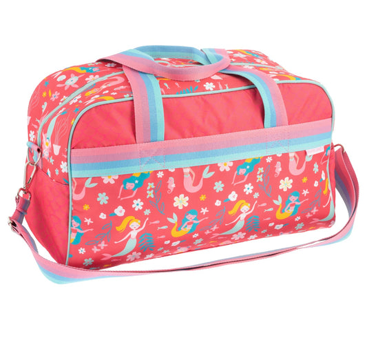 Mermaid Print Duffel Bag