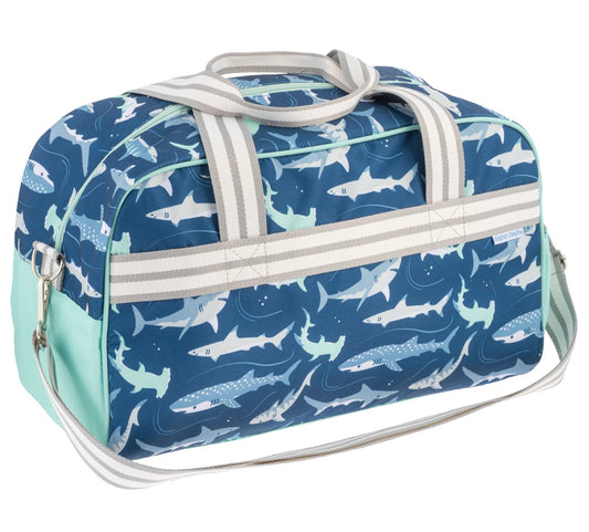 Shark Print Duffel Bag