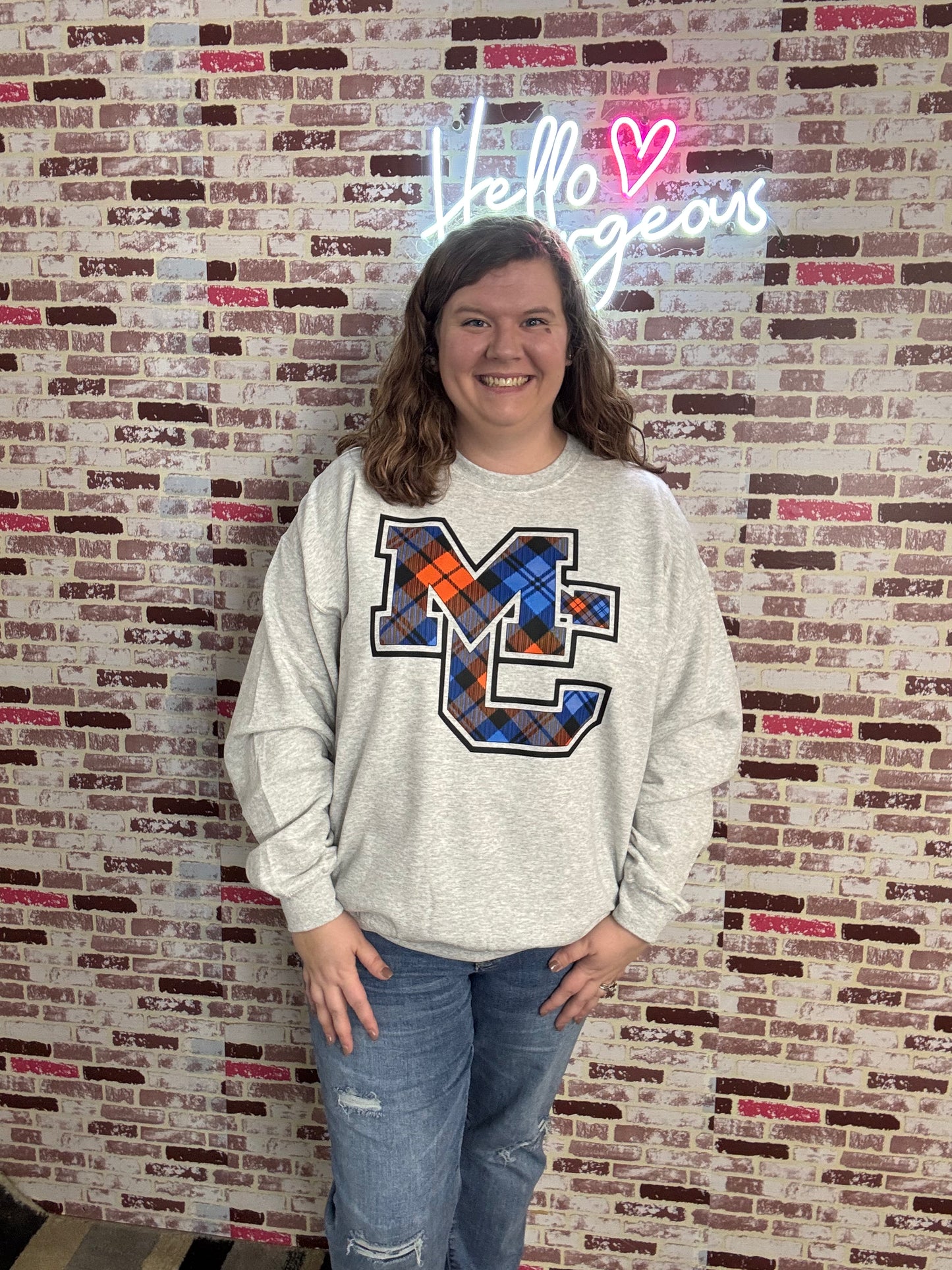 Plaid MC Sweatshirt