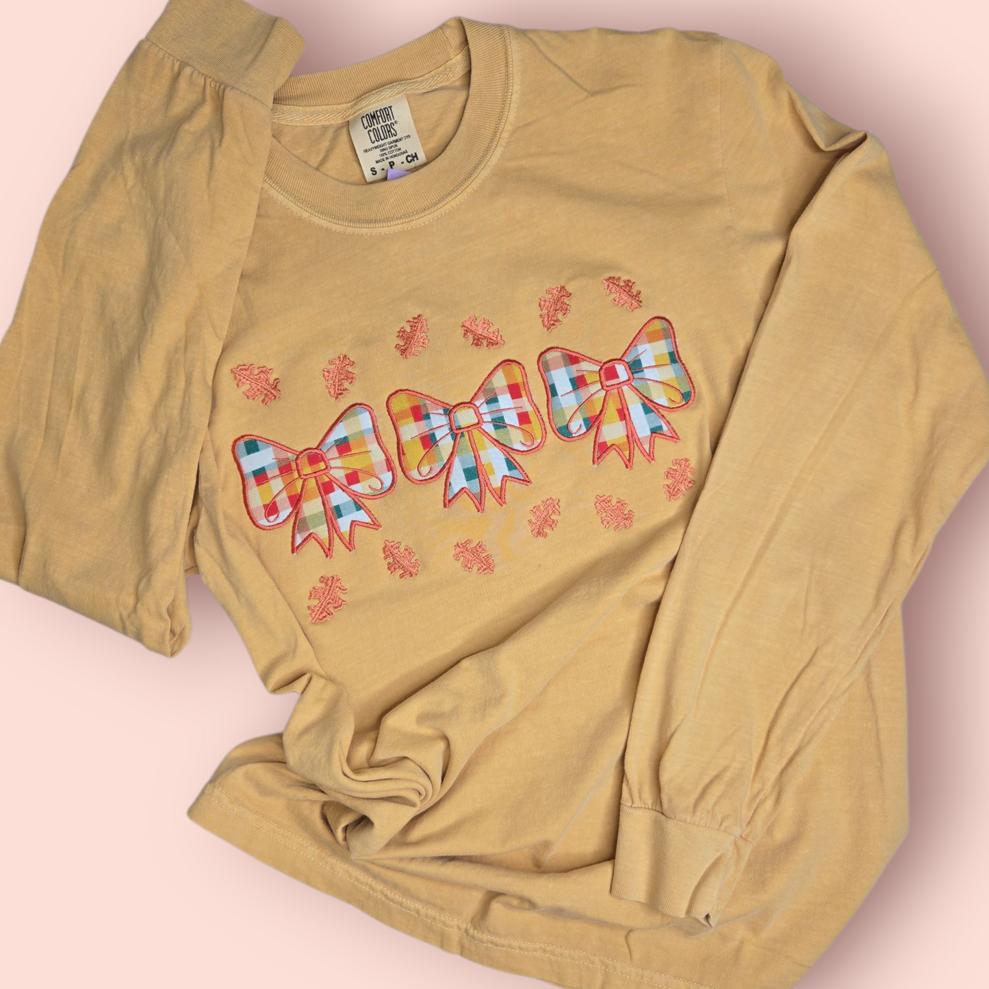 Bows and Leaves Long sleeve Tee