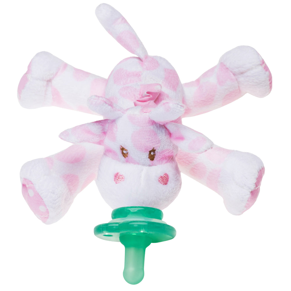Nookums Pink Giraffe Paci Plushies