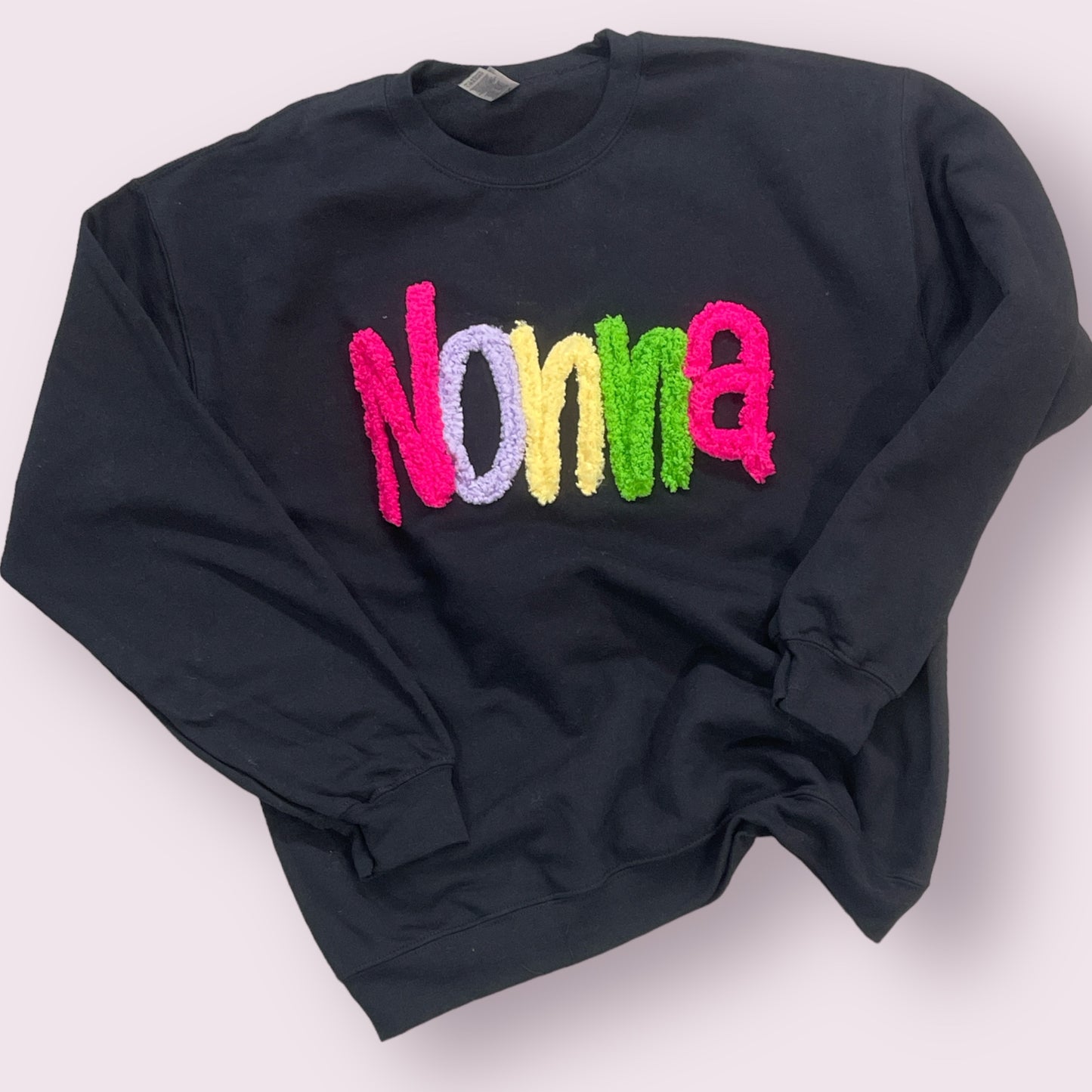 Name Game Personalized Chunky Yarn Crewneck