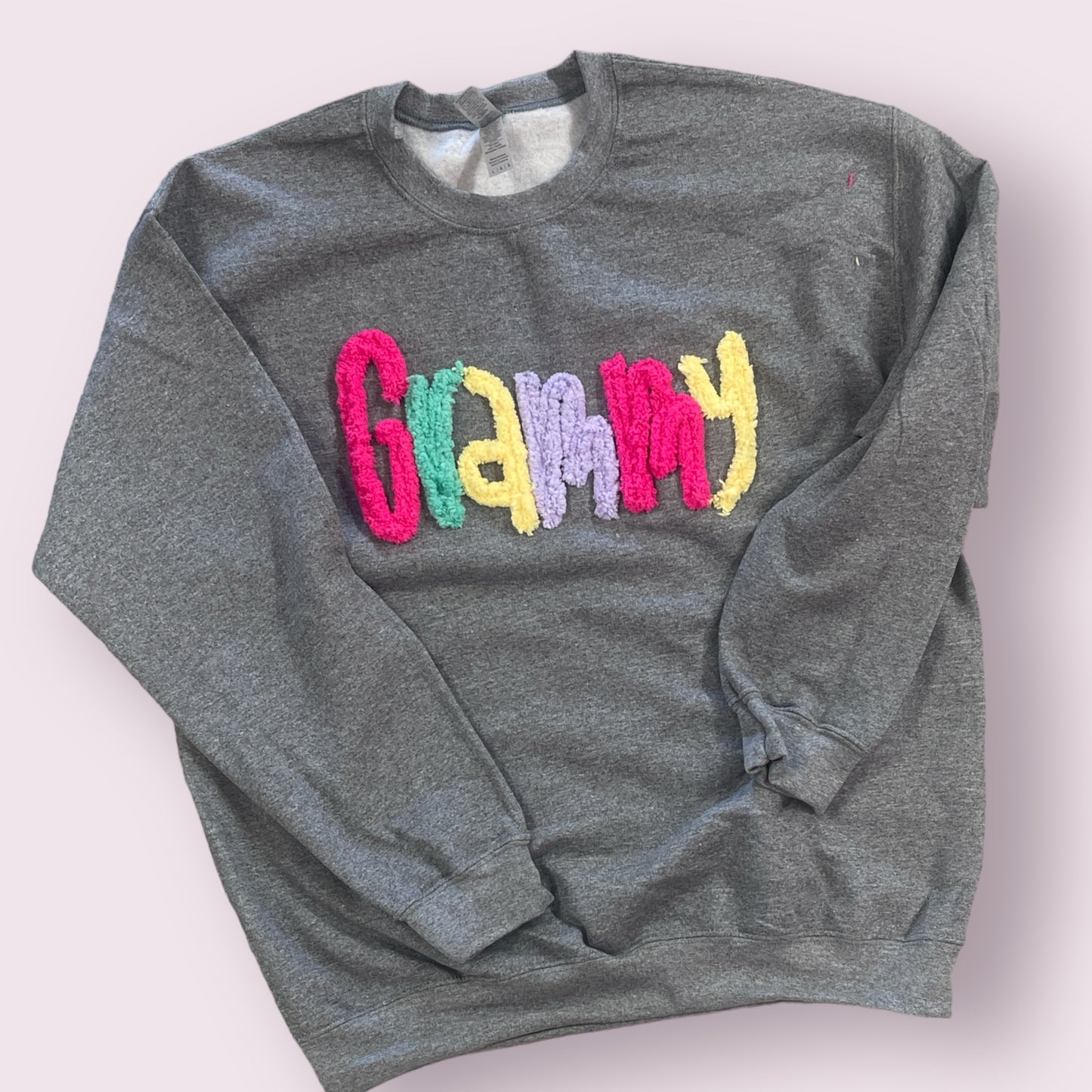 Name Game Personalized Chunky Yarn Crewneck