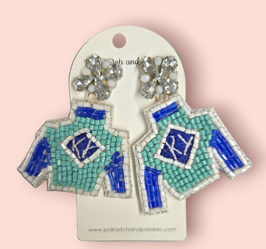 Beaded Derby Outfit Earring