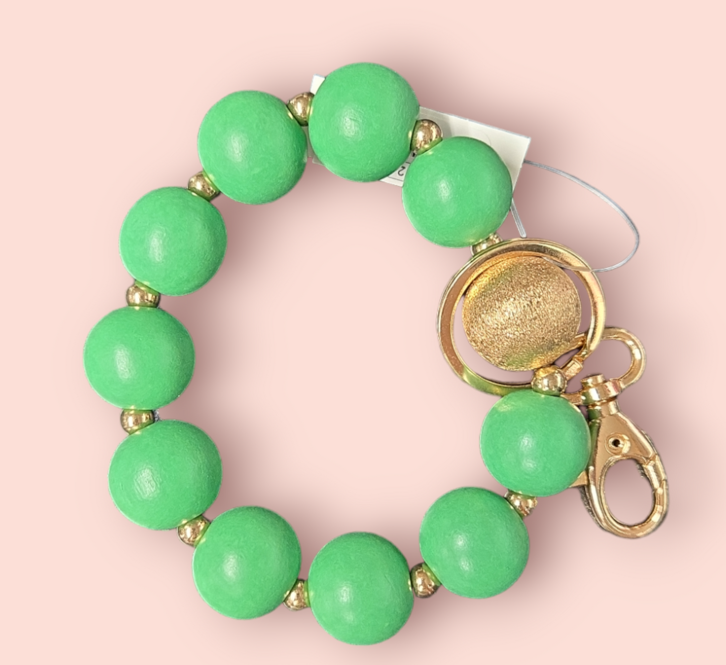 Wooden Bead Keyrings