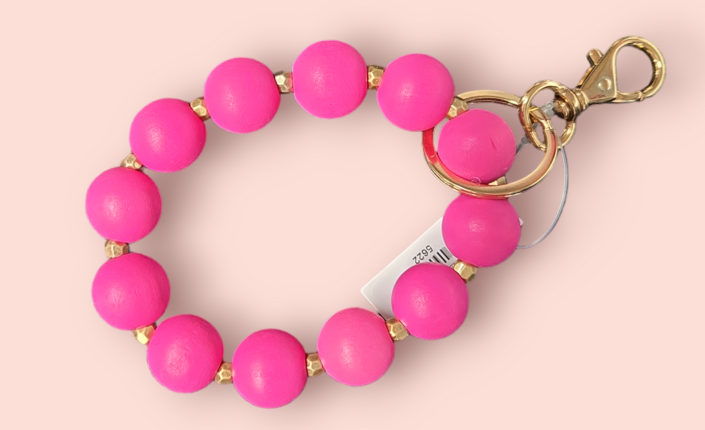 Wooden Bead Keyrings