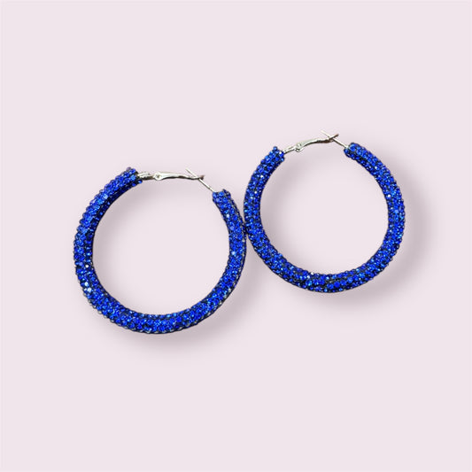 Blue Sparkle Earrings