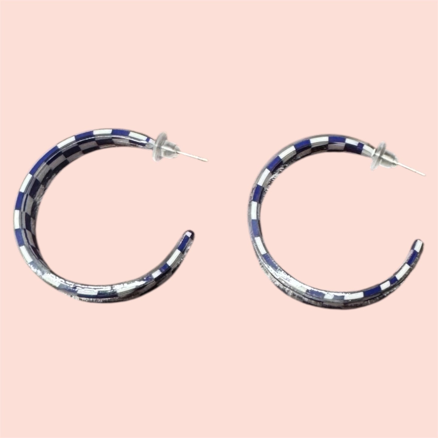 Checkered Earrings