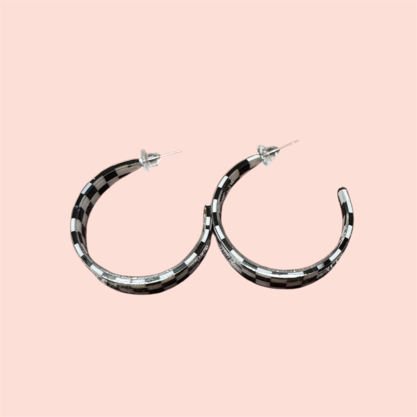 Checkered Earrings