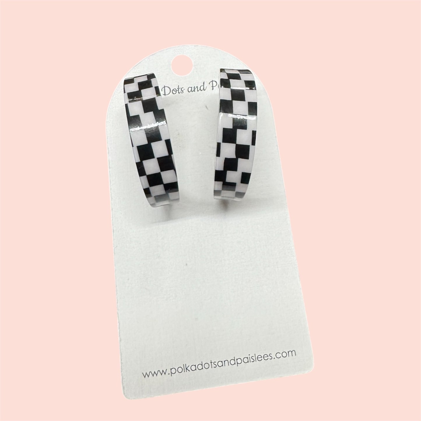 Checkered Earrings