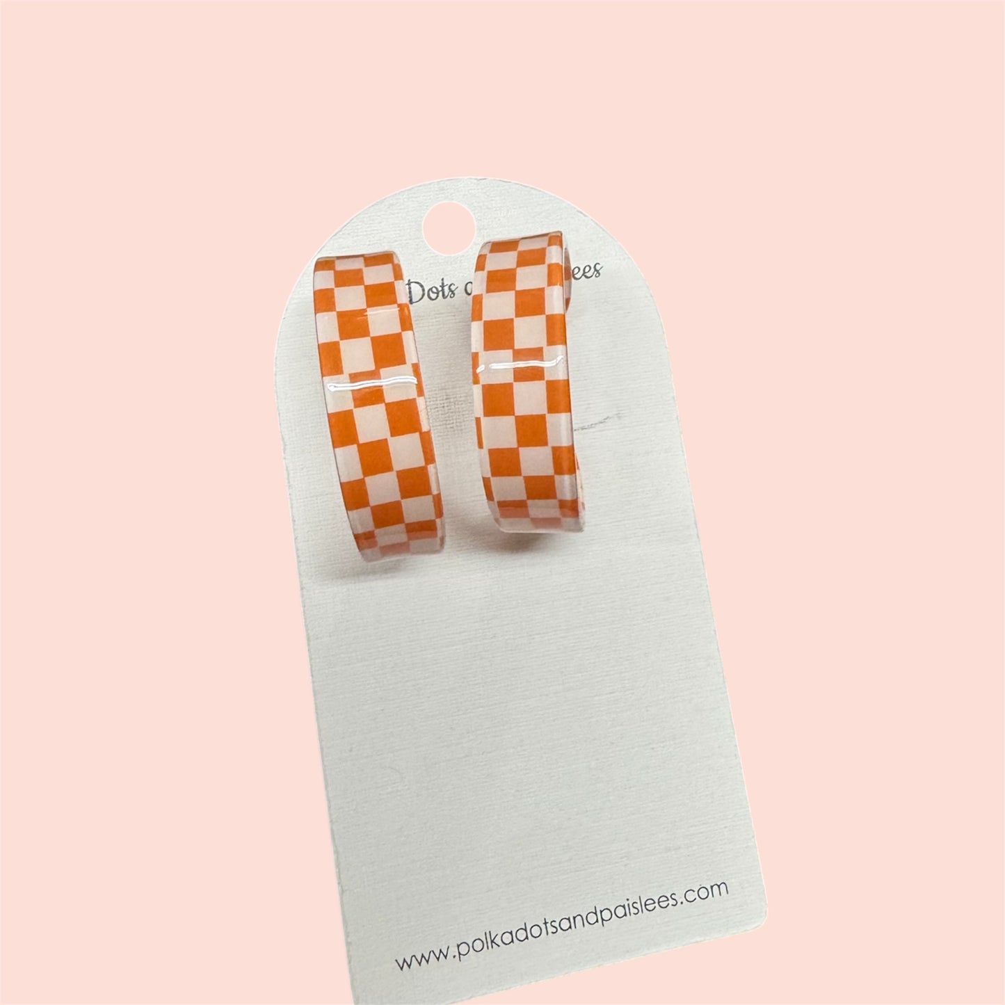 Checkered Earrings