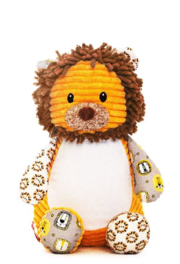 Embroidered Stuffed Lion Animal Cubbie Personalized Baby Gift