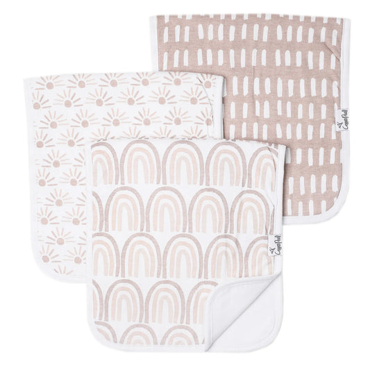 Bliss Set of Three Premium Burp Cloths
