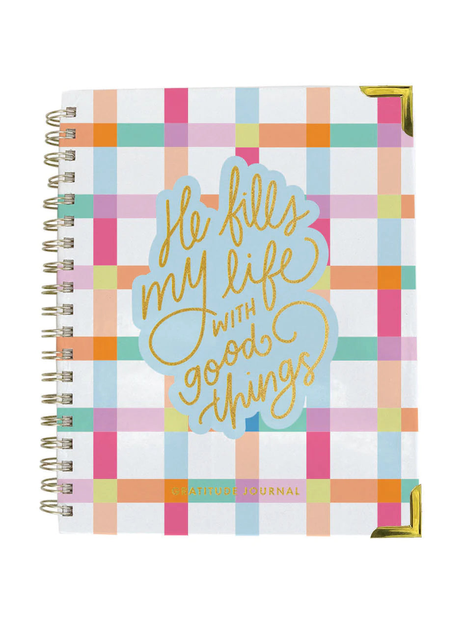 Mary Square Spiral Bound Gratitude Journal