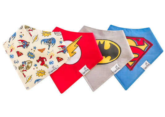 Justice League Bandana Bibs