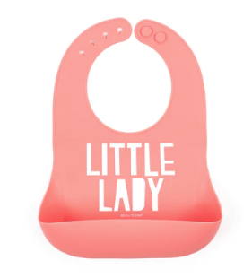 Little Lady Silicone Bib