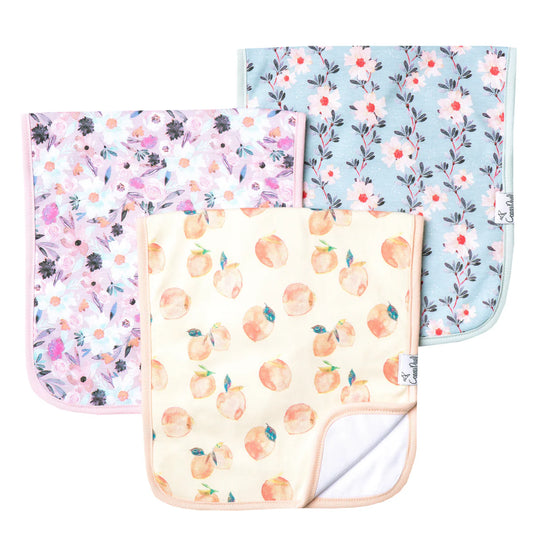 Morgan Set of Three Premium Burp Clothes