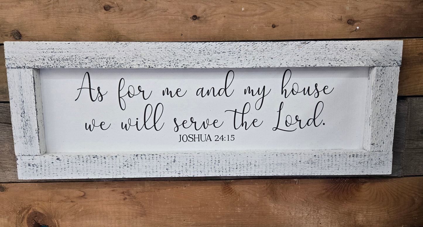 Serve the Lord Small Sign