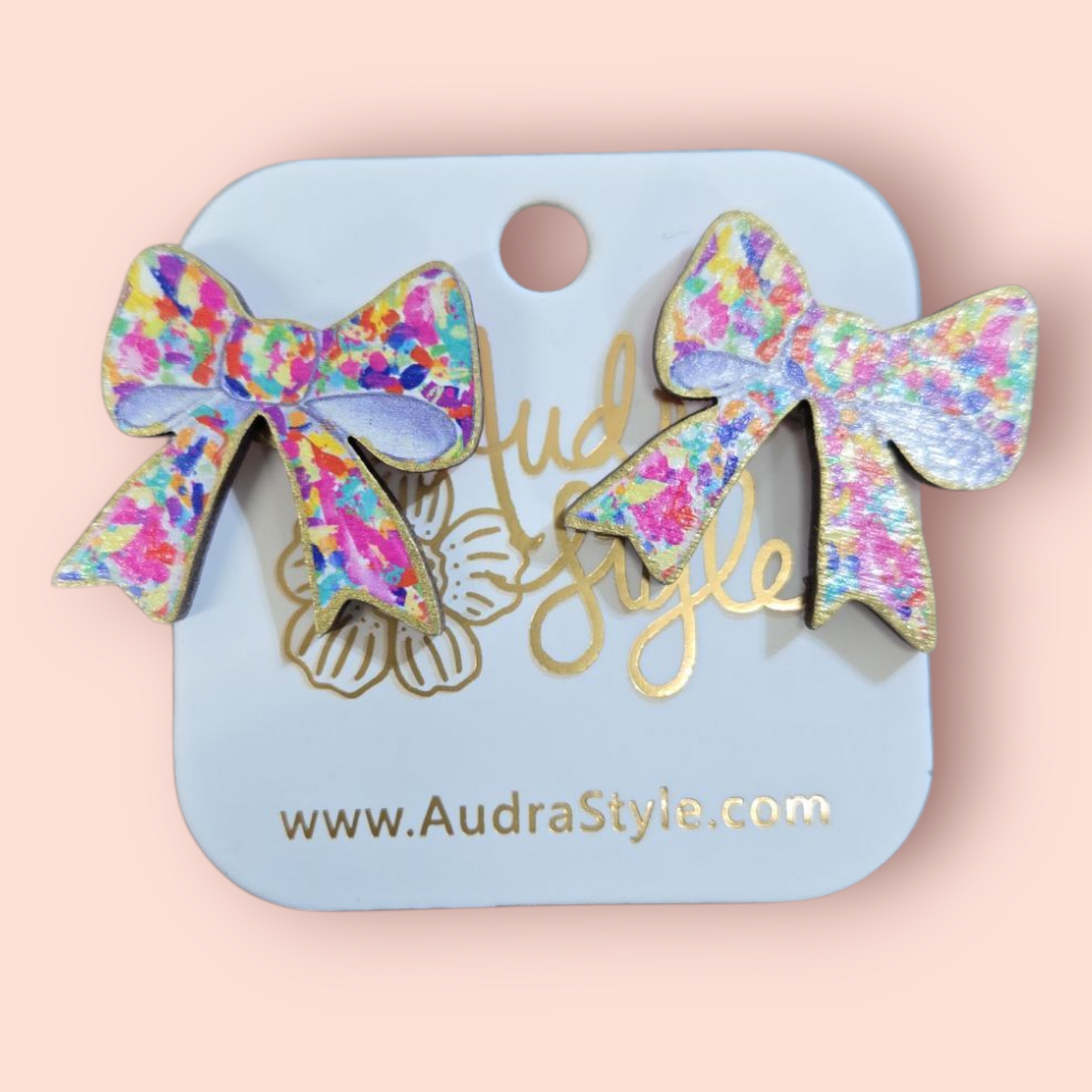 Confetti Bow Earrings