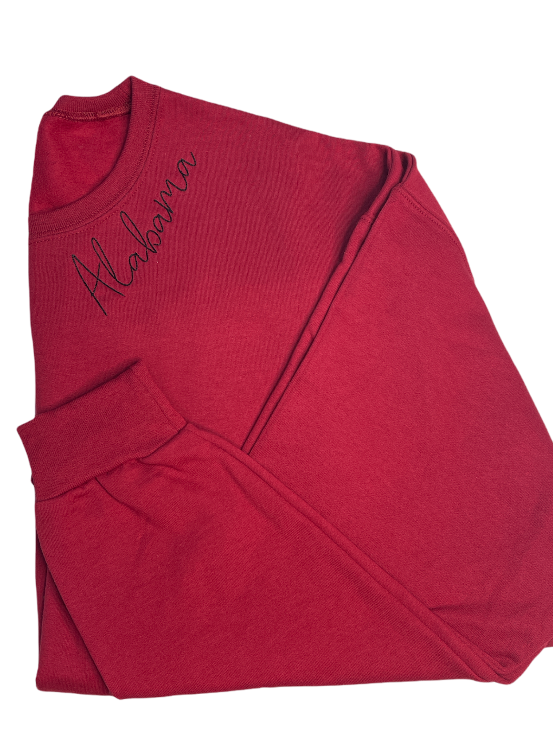 Home Sweet Home State Embroidered Sweatshirt
