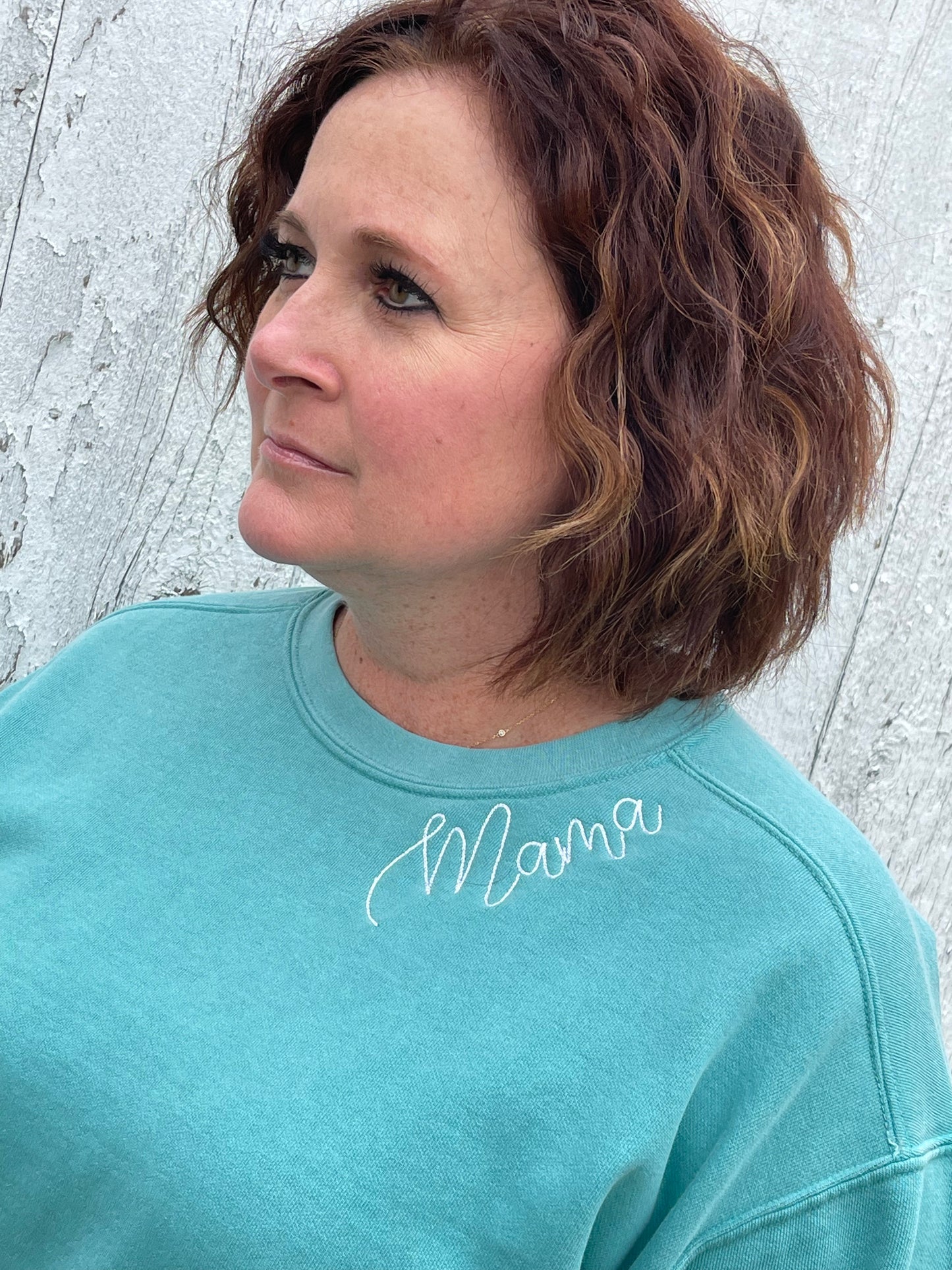 Mama Neckline Sweatshirt