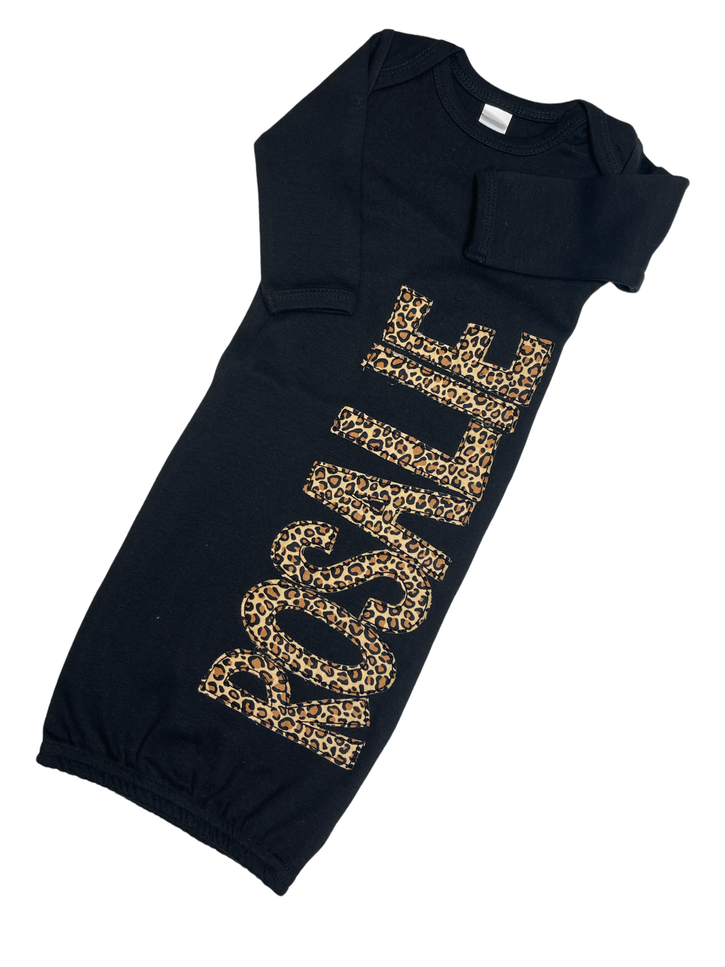 Leopard Name Gown