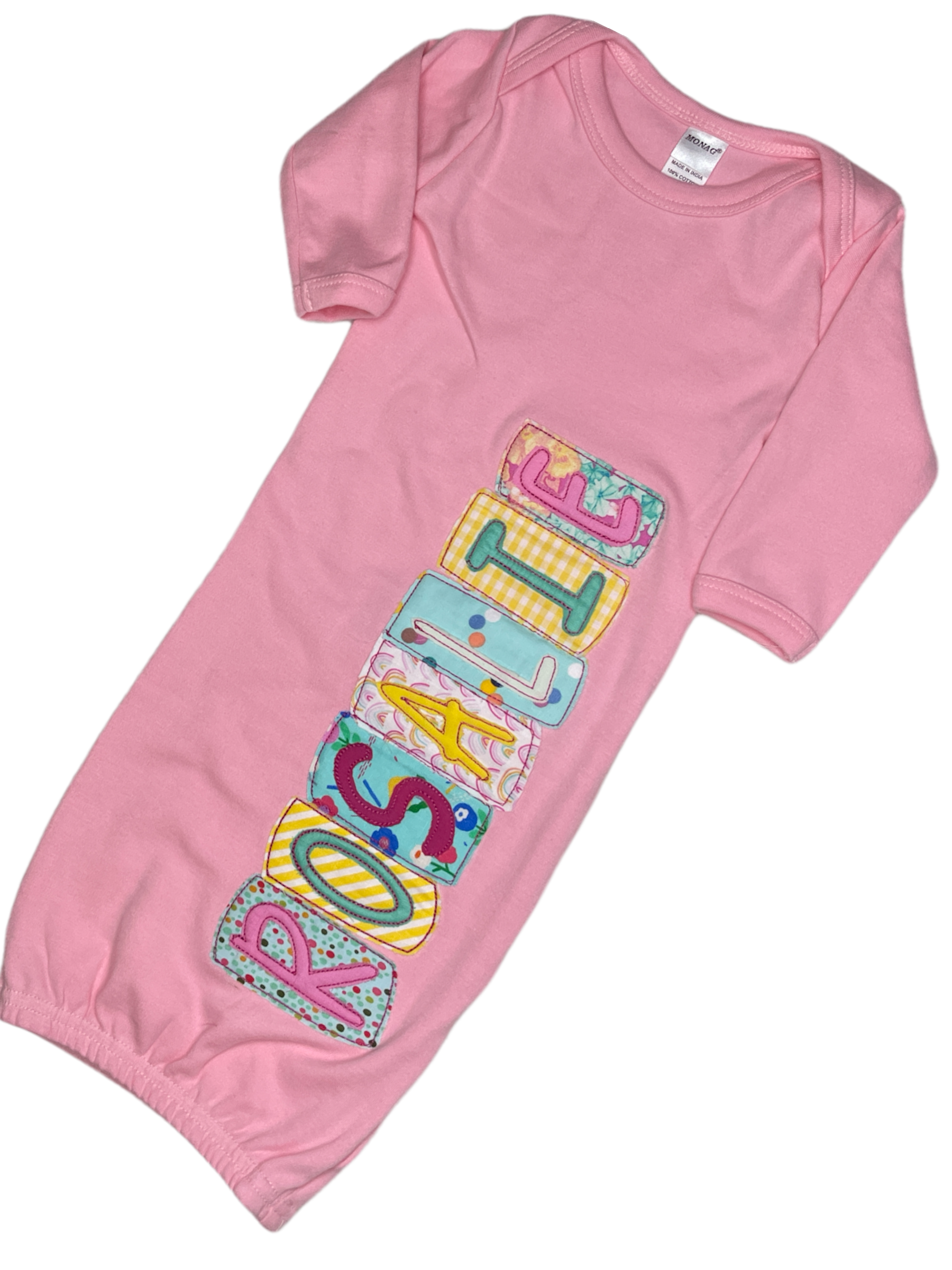 Blocks Name Game Gown