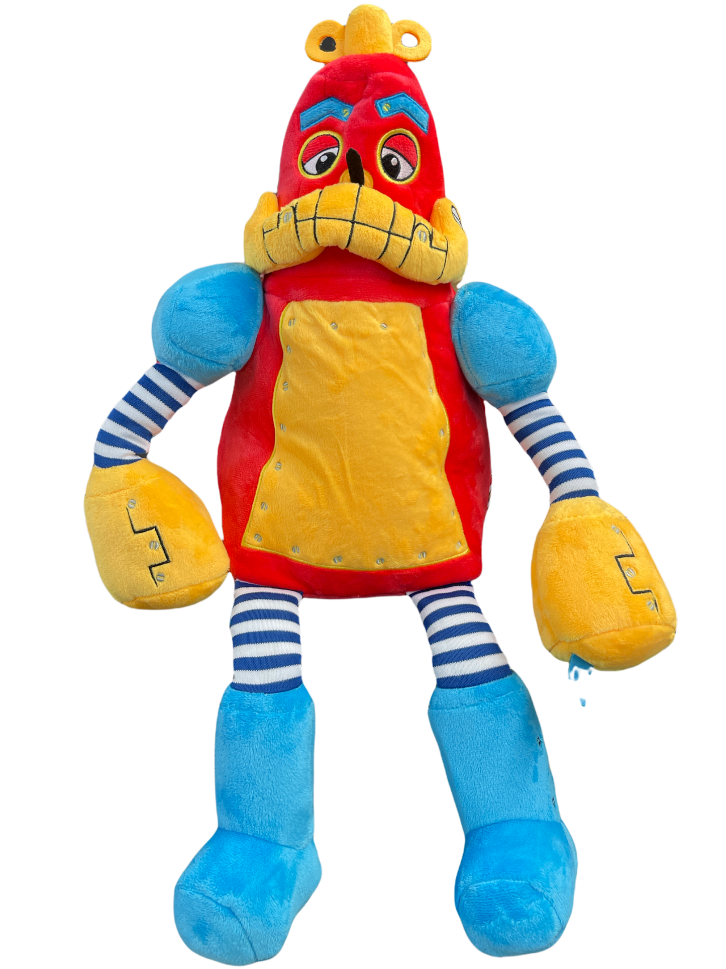Embroidered Stuffed Robot Animal Cubbie Personalized Baby Gift